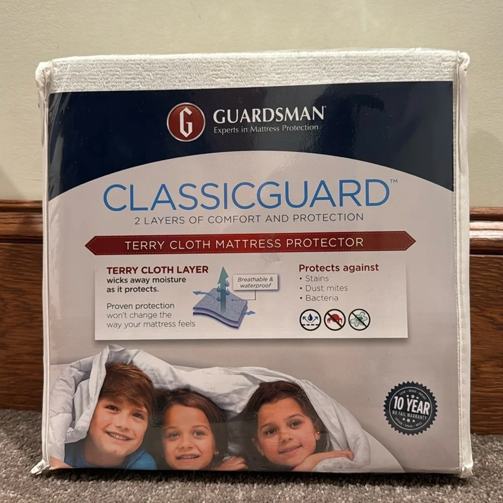 Guardsman Classicguard Terry Cloth Mattress Protector SIZE FULL